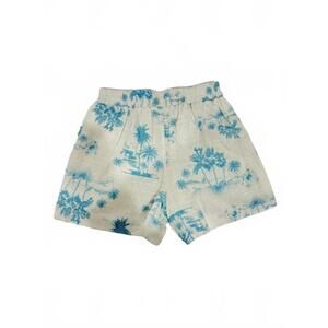 NWT GB Girls Dannijo Linen Rayon Blue Palm Printed Girl’s Shorts- Size Small (7)